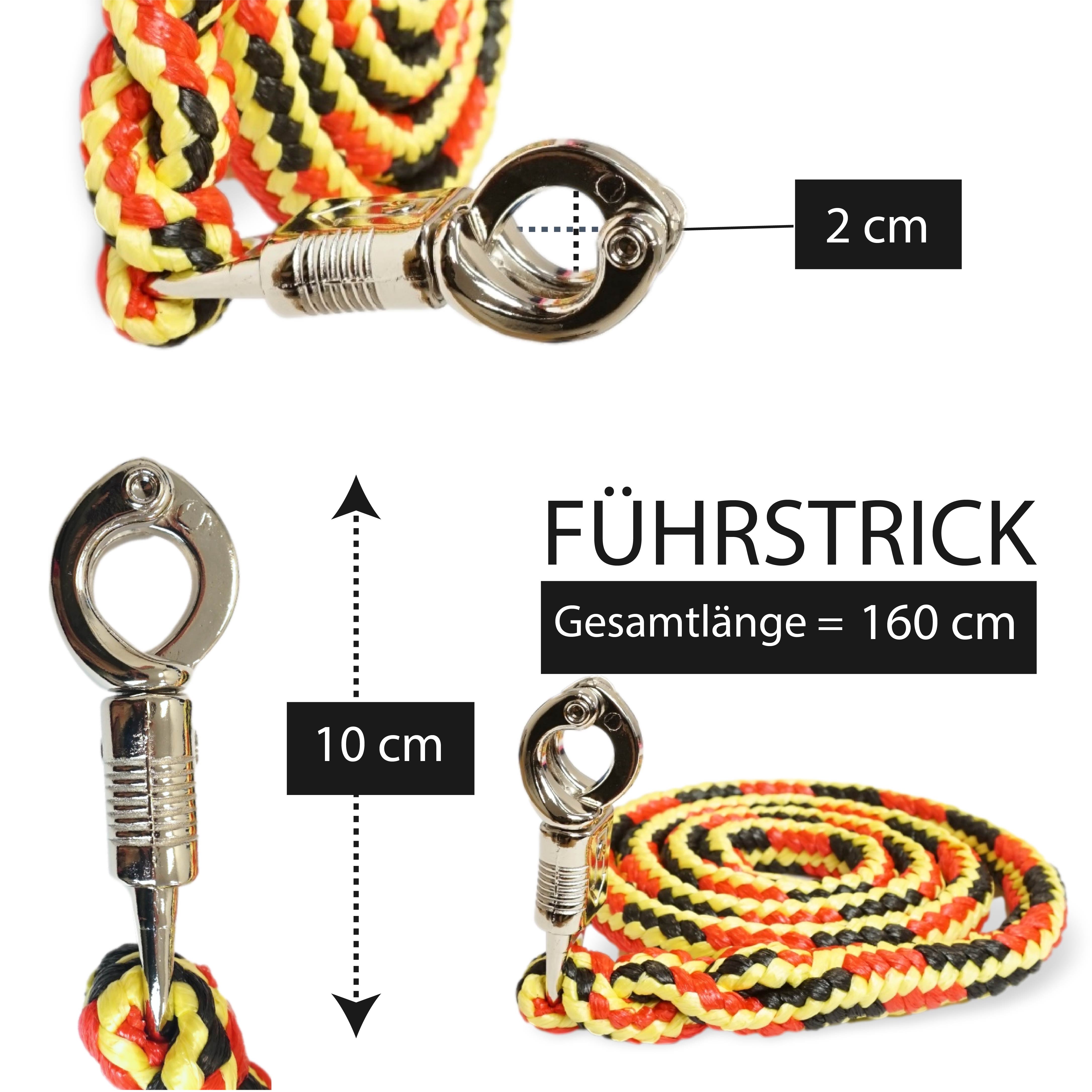 Führstrick mit Panikhaken, Länge 1,60 m